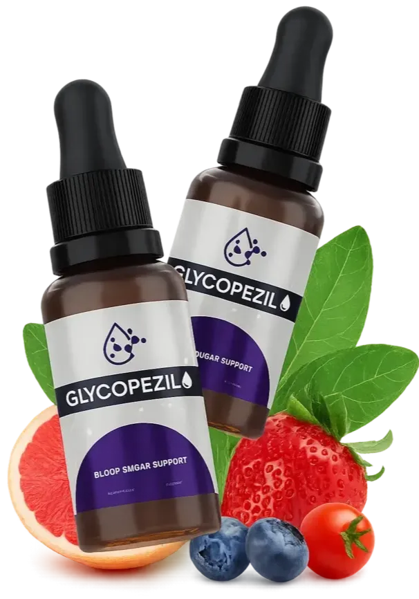 GlycoPezil blood sugar support supplement bottle