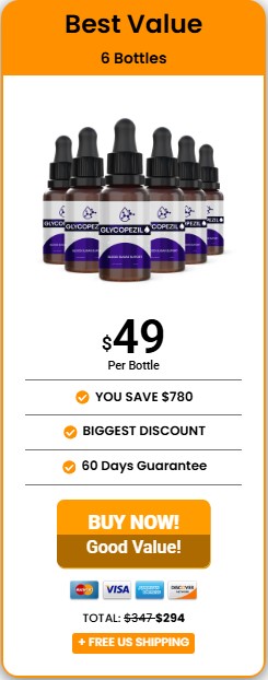 GlycoPezil 6 bottle package best value 180 day supply